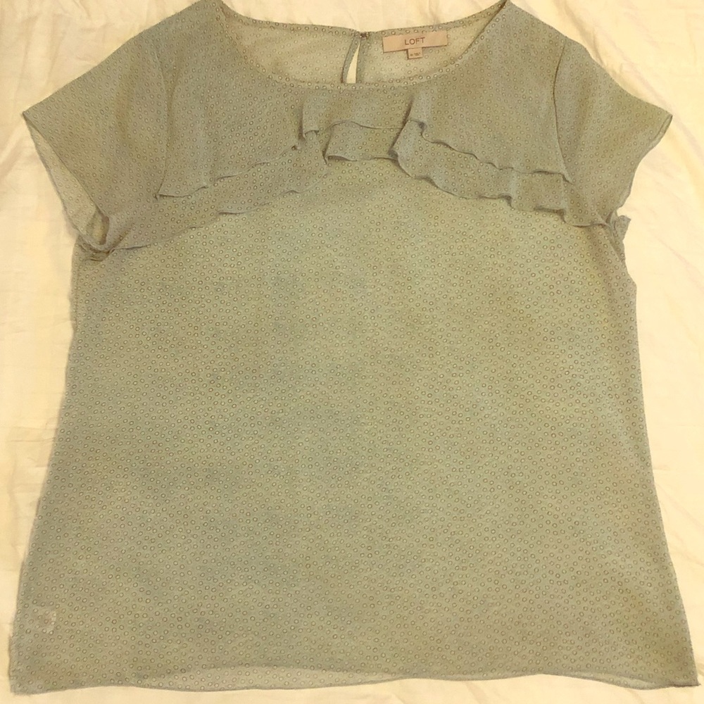 Sheer Shortsleeved Blouse